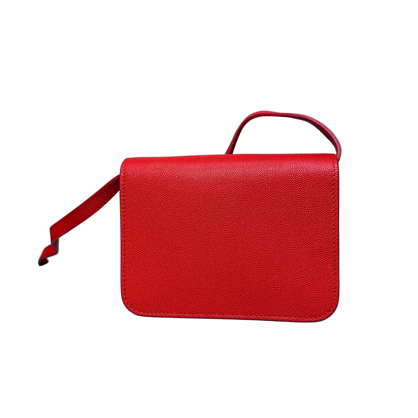 Burberry Grainy Small TB Bag in Red