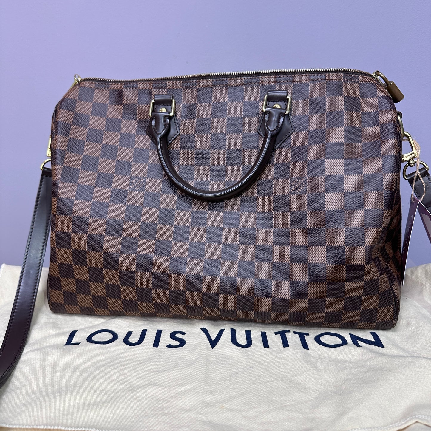 Louis Vuitton Speedy  Baundoliere 35 damier ebene