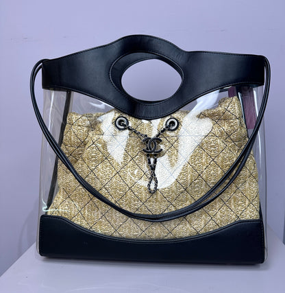 Chanel 31 Large PVC and Calfskin shopping tote