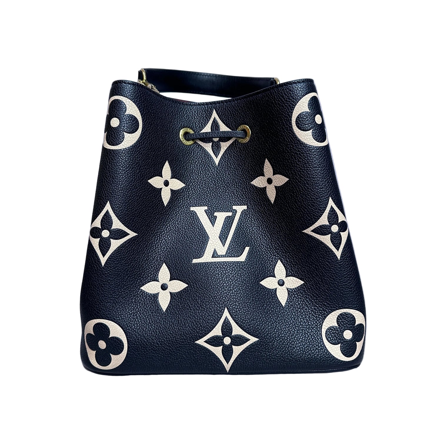 Louis Vuitton Neo Noé Monogram xl negra y crema