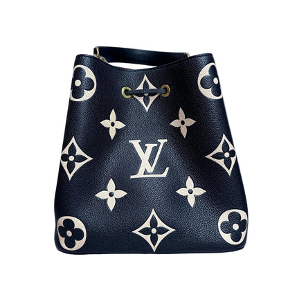 Louis Vuitton Neo Noé Monogram xl negra y crema