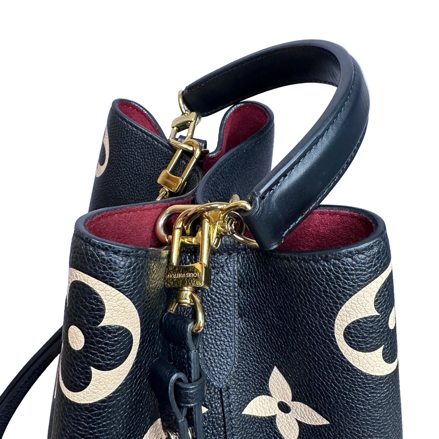 Louis Vuitton Neo Noé Monogram xl negra y crema