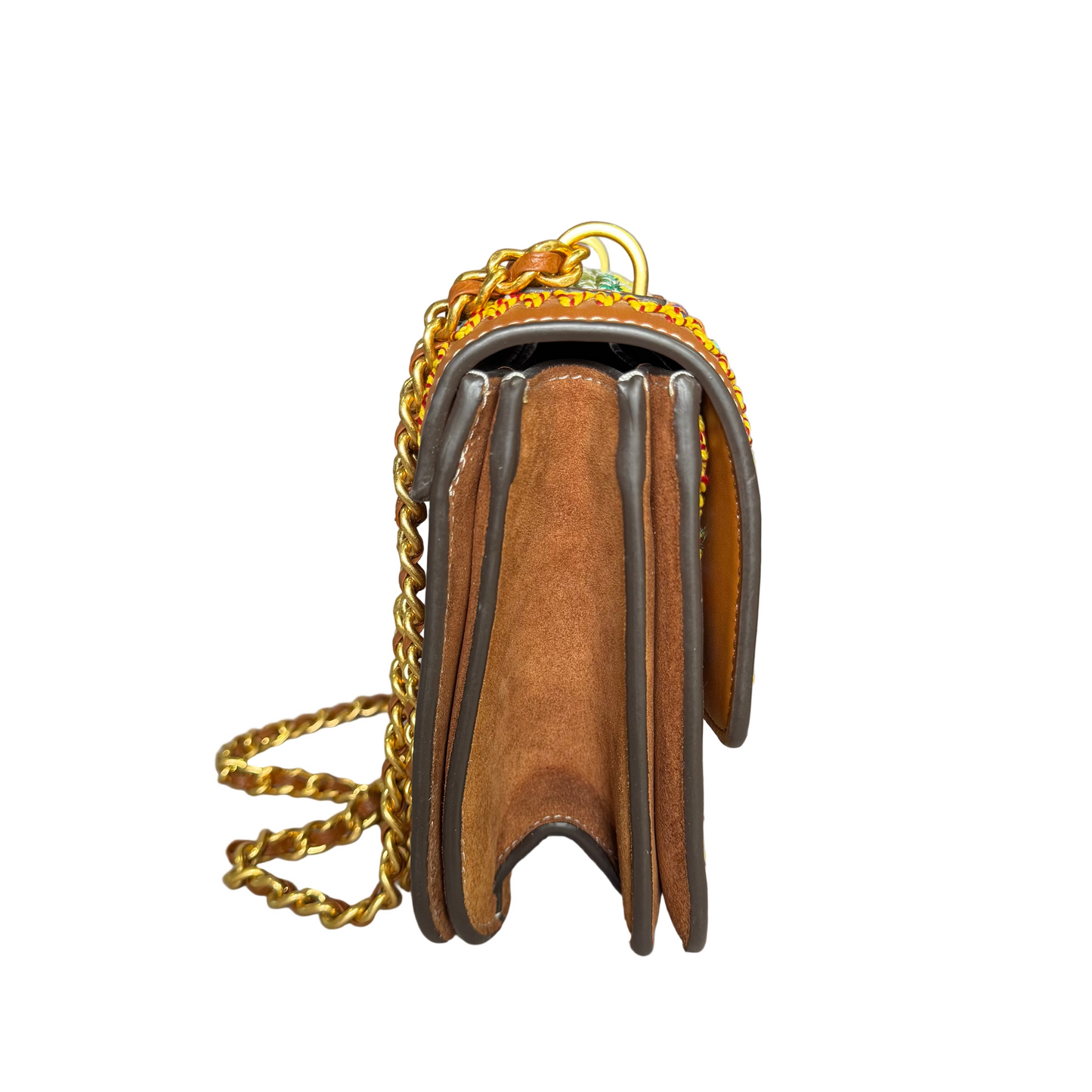 Britten crochet multicolor crossbody bag