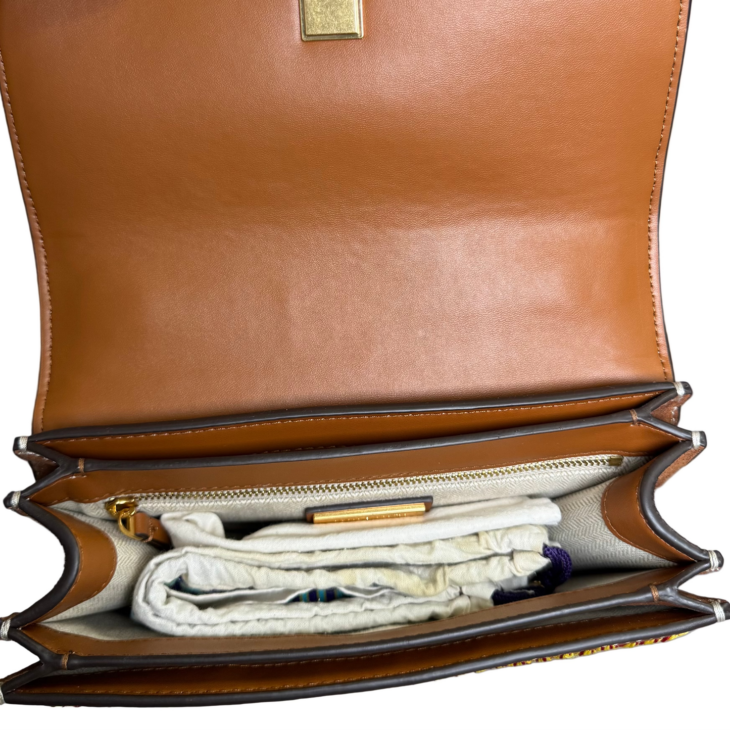 Britten crochet multicolor crossbody bag