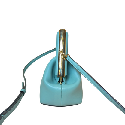 First bag Medium mint green clutch/shoulderbag