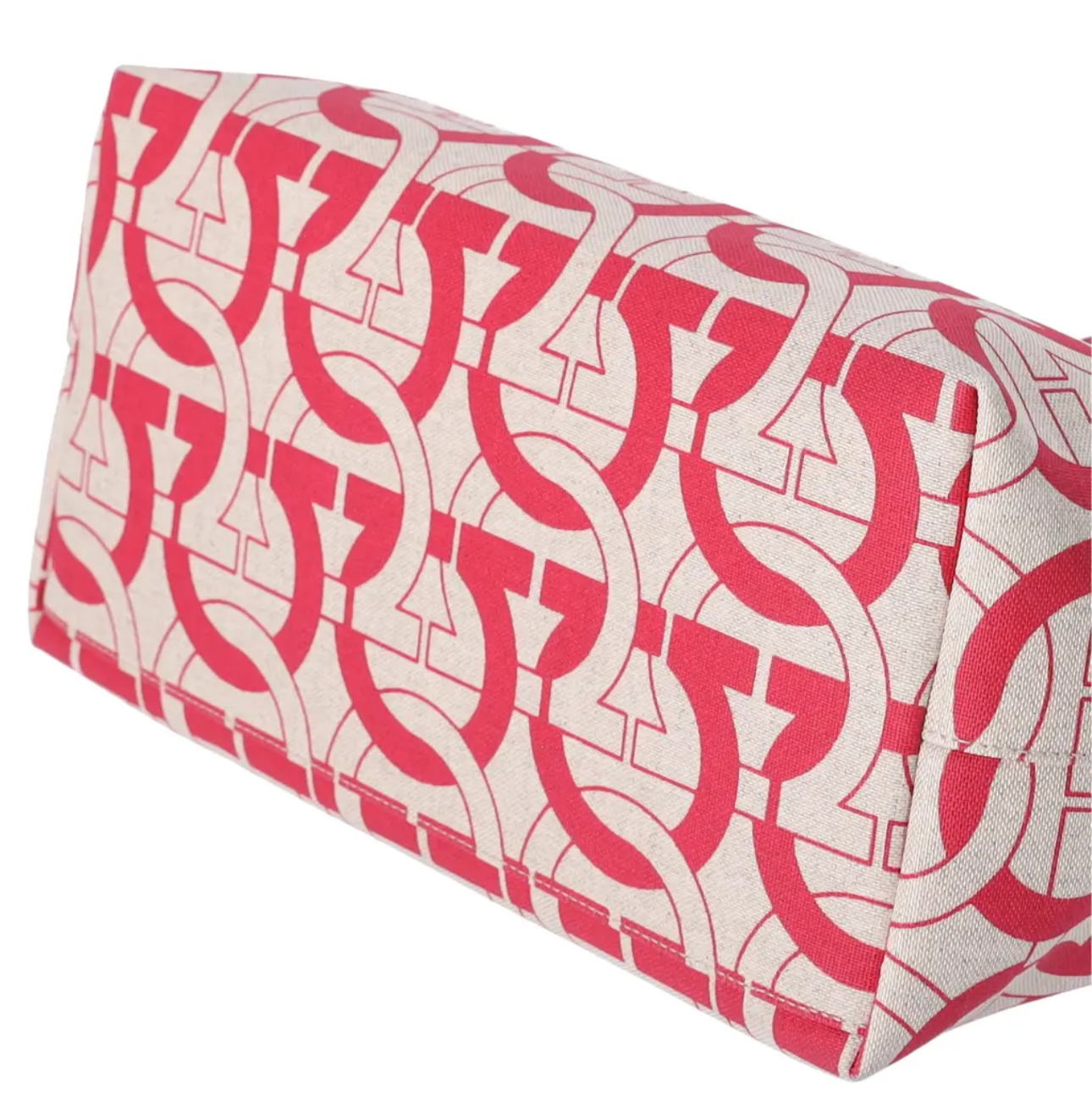 Gancini canvas Tote Pink