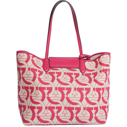 Gancini canvas Tote Pink