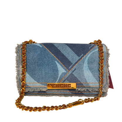 Bimba 9 small denim shoulder bag