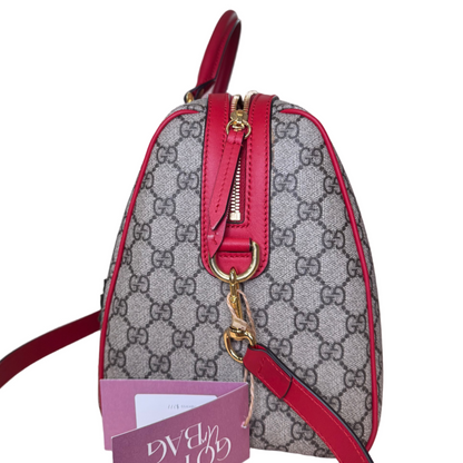 Coated Canvas GG convertible boston Embroidered Medium - Limited edition