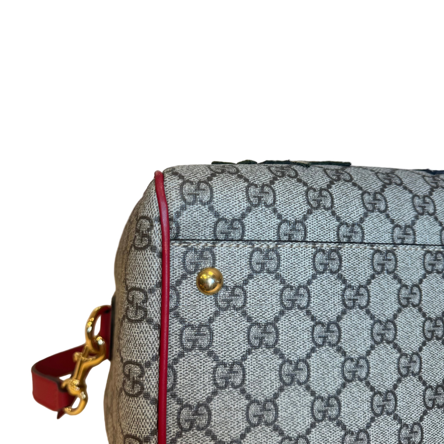 Coated Canvas GG convertible boston Embroidered Medium - Limited edition