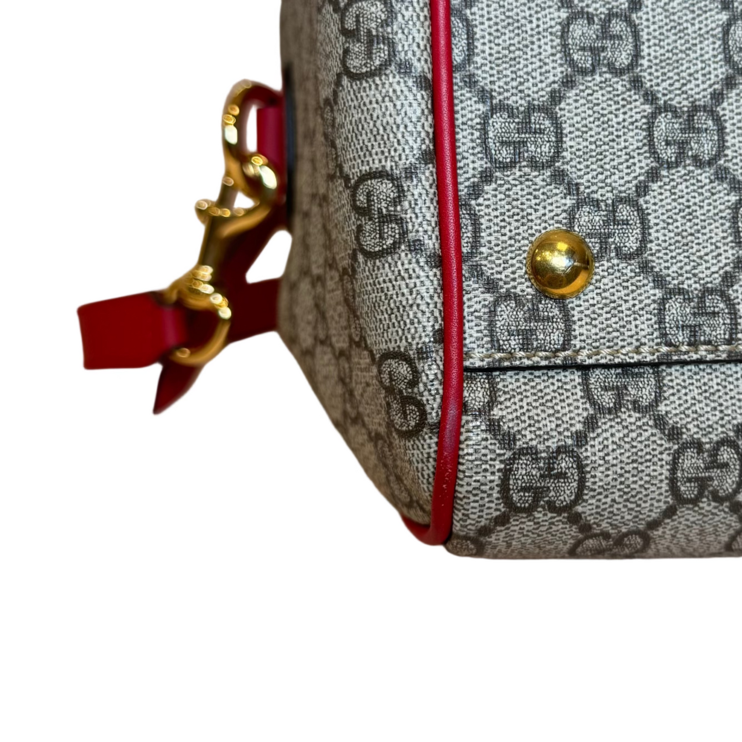 Coated Canvas GG convertible boston Embroidered Medium - Limited edition