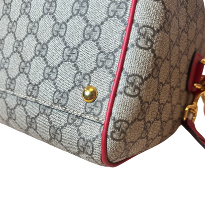 Coated Canvas GG convertible boston Embroidered Medium - Limited edition