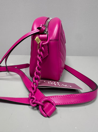 GG Marmont Fucsia Camera bag