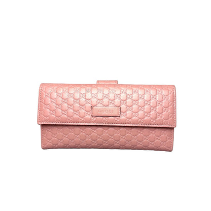 MicroGuccisima pink wallet