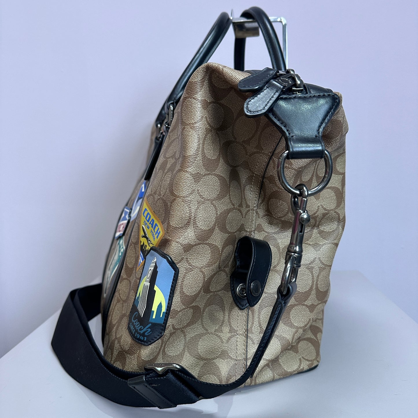 Coach Travel Signature Patches Bag