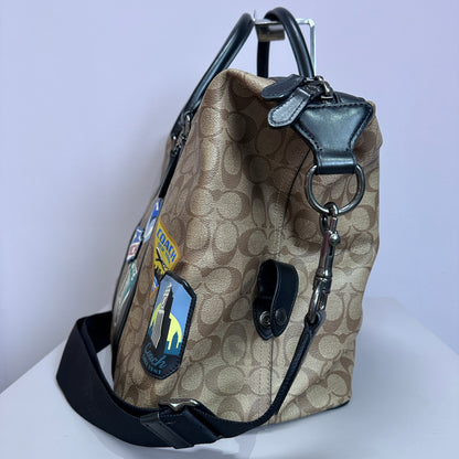 Coach Travel Signature Patches Bag
