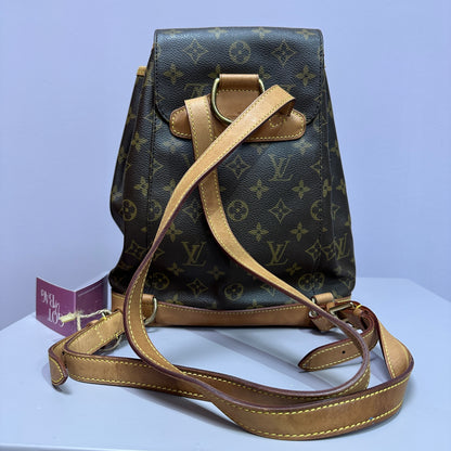 Monogram Canvas Montsouris backpack MM vintage