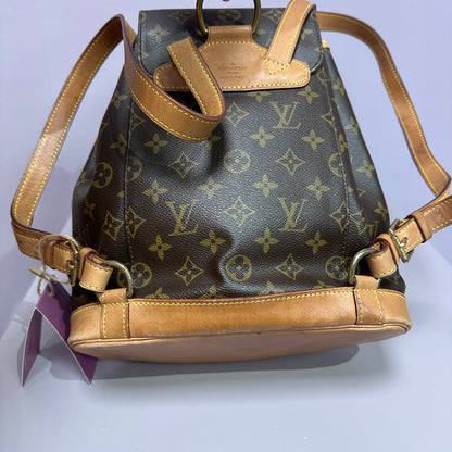 Monogram Canvas Montsouris backpack MM vintage