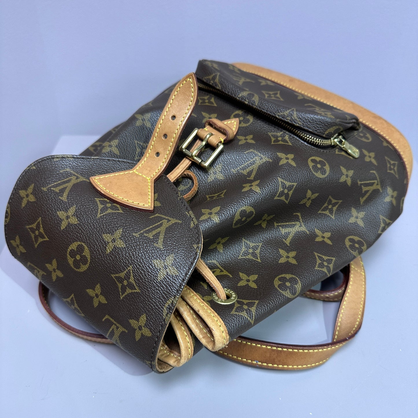 Monogram Canvas Montsouris backpack MM vintage