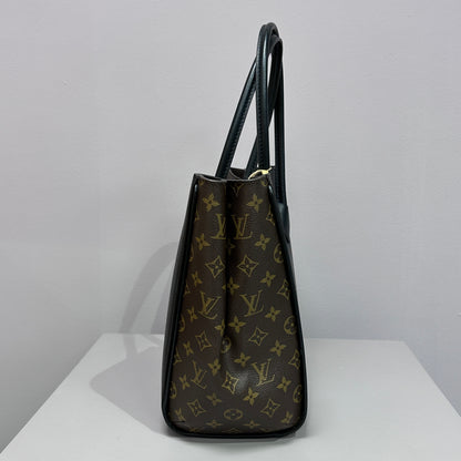 Kimono Monogram Canvas and black leather  MM