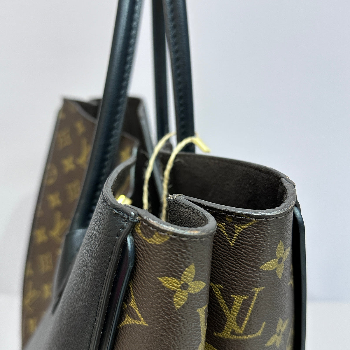 Kimono Monogram Canvas and black leather  MM