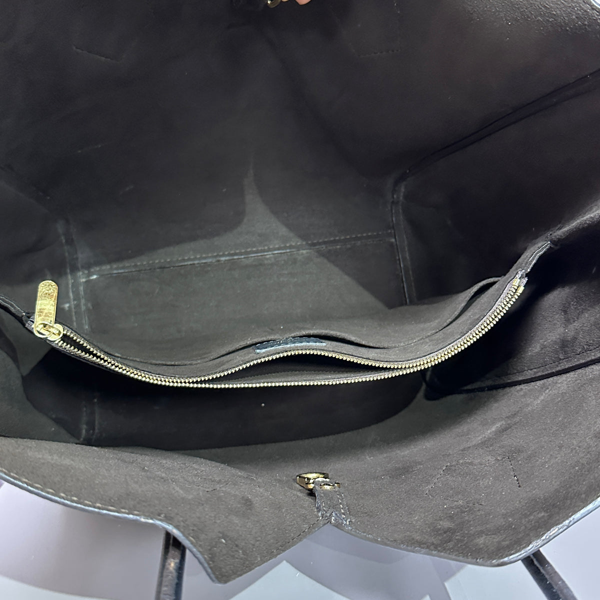 Kimono Monogram Canvas and black leather  MM