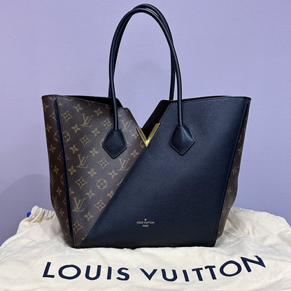 Kimono Monogram Canvas and black leather  MM