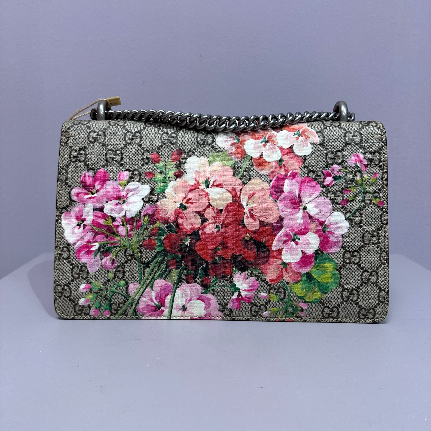 Gucci GG Supreme Blooms Dionysus Shoulder Bag