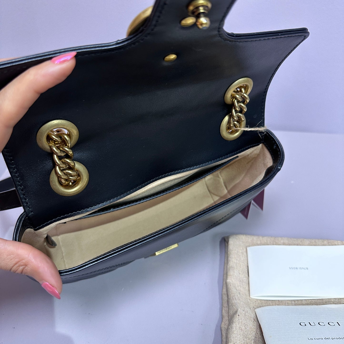Gucci Marmont matelasse Small Black