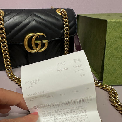 Gucci Marmont matelasse Small Black