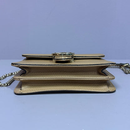 Gucci GG chain shoulder bag Beige