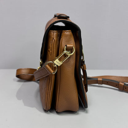 Louis Vuitton Pochette Metis Empreinte Leather Cognac