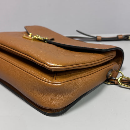 Louis Vuitton Pochette Metis Empreinte Leather Cognac