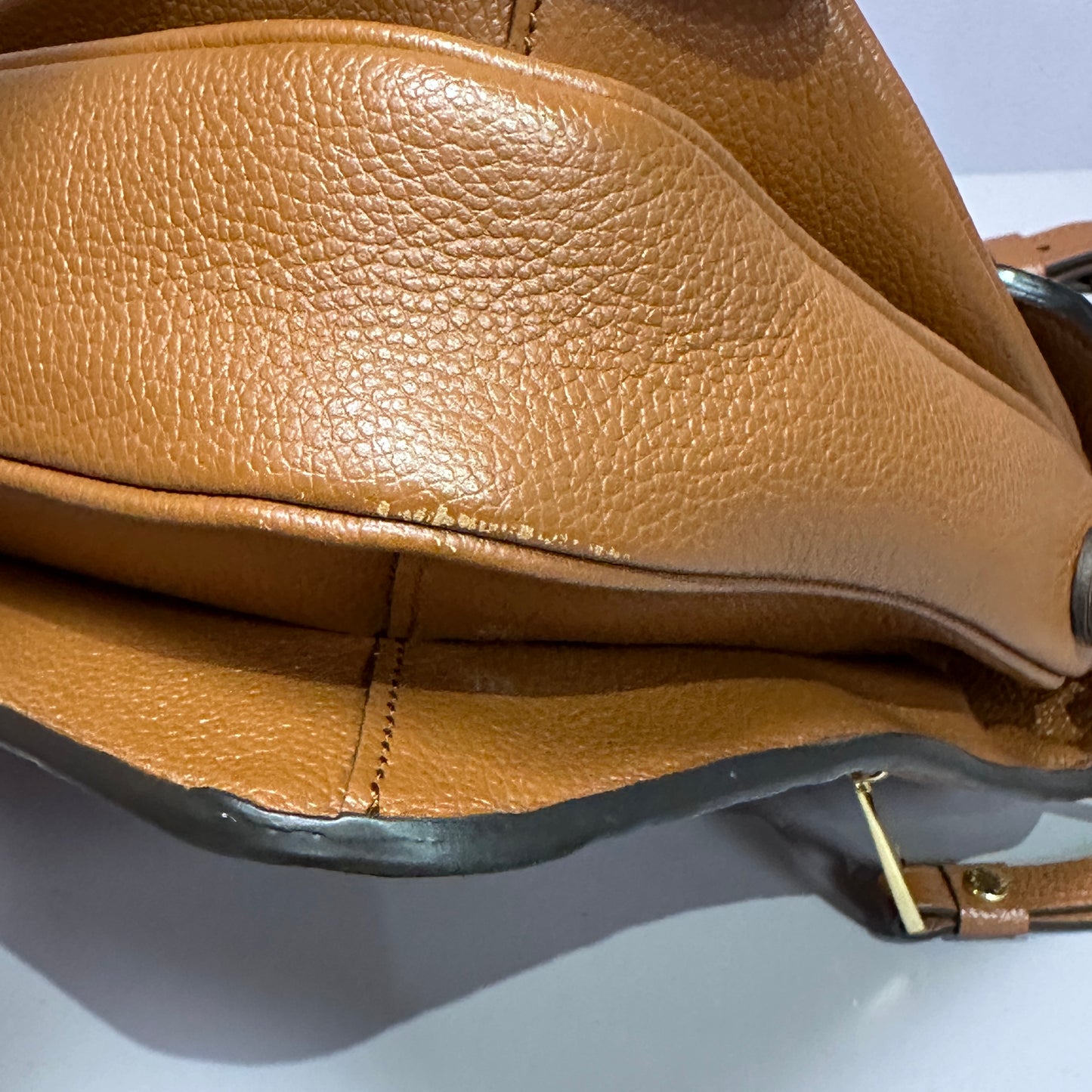 Louis Vuitton Pochette Metis Empreinte Leather Cognac
