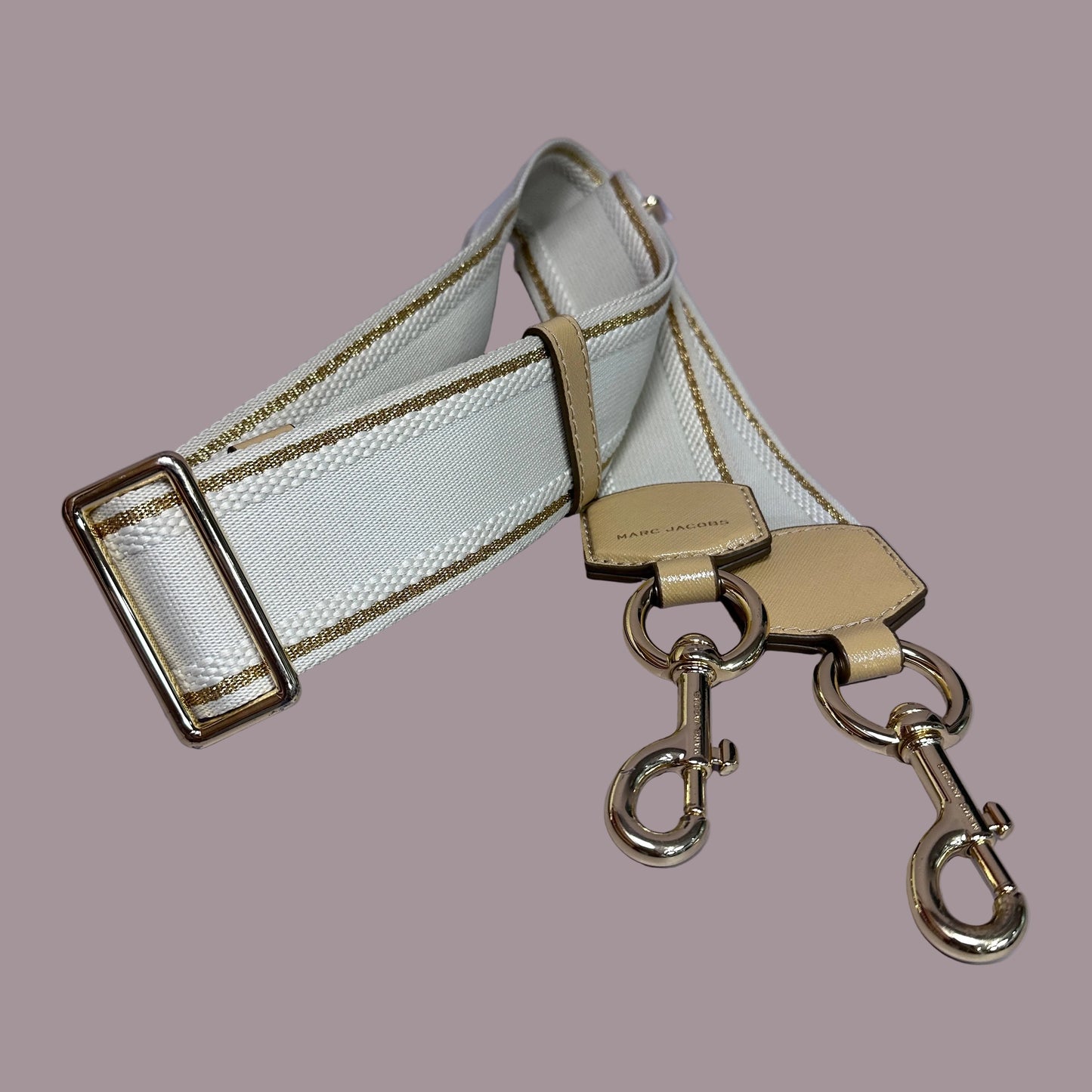 Marc Jacobs Web Strap Cream