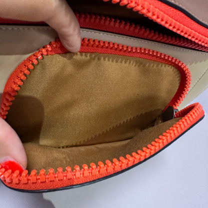 Belt bag crea y naranja