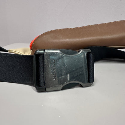 Belt bag crea y naranja
