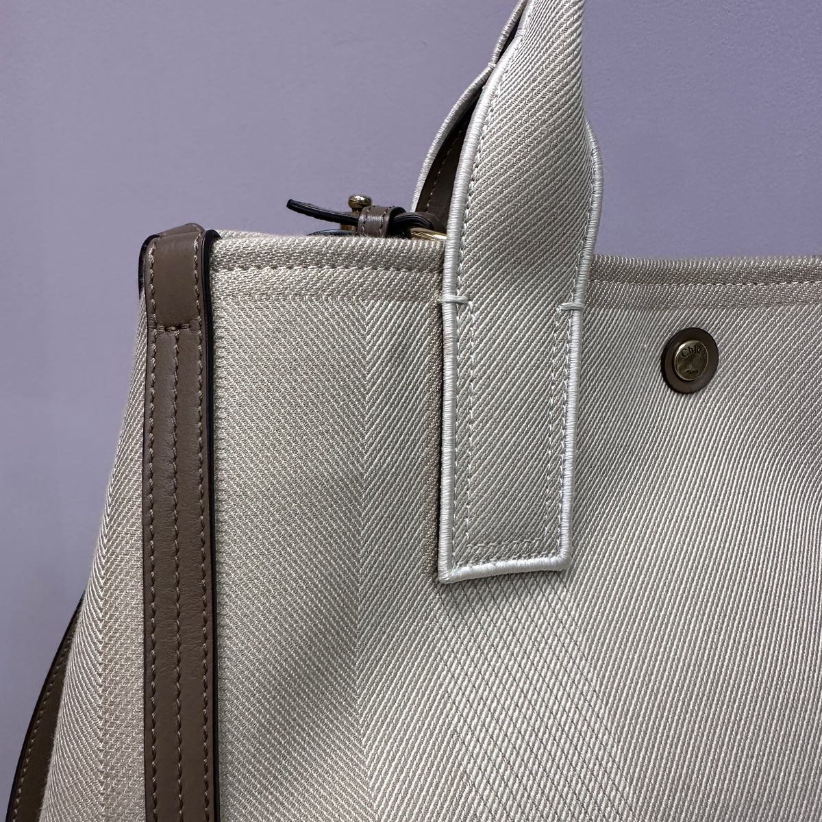 Chloé Carry Tote Canvas