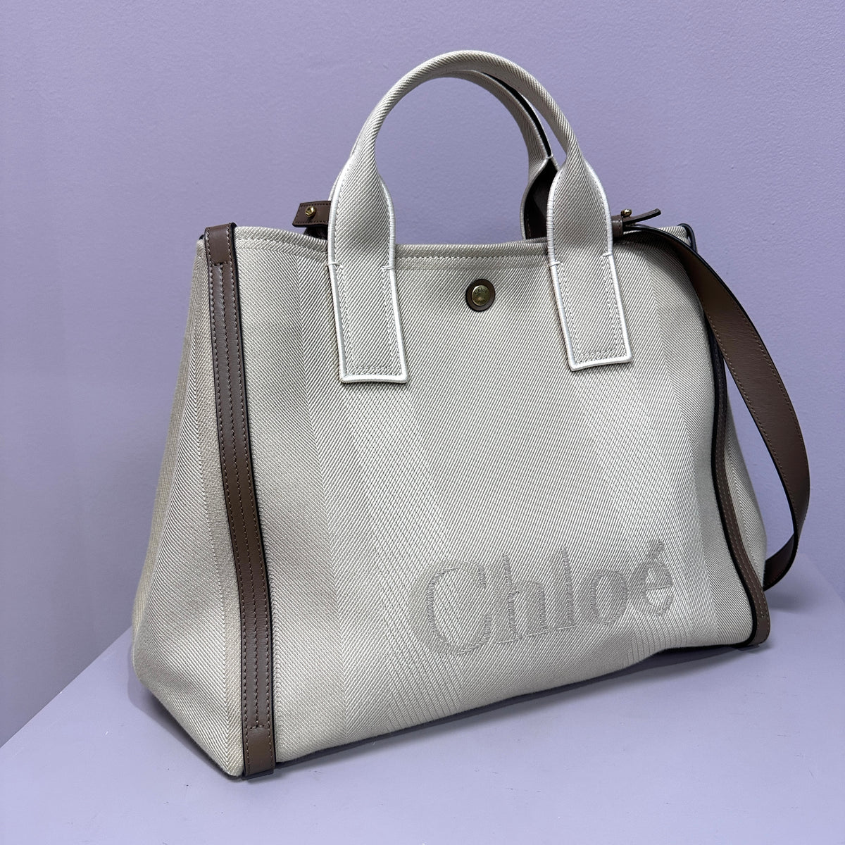 Chloé Carry Tote Canvas