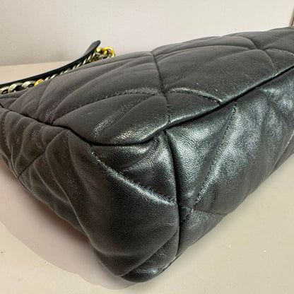 Bolso 19 Medium black lambskin