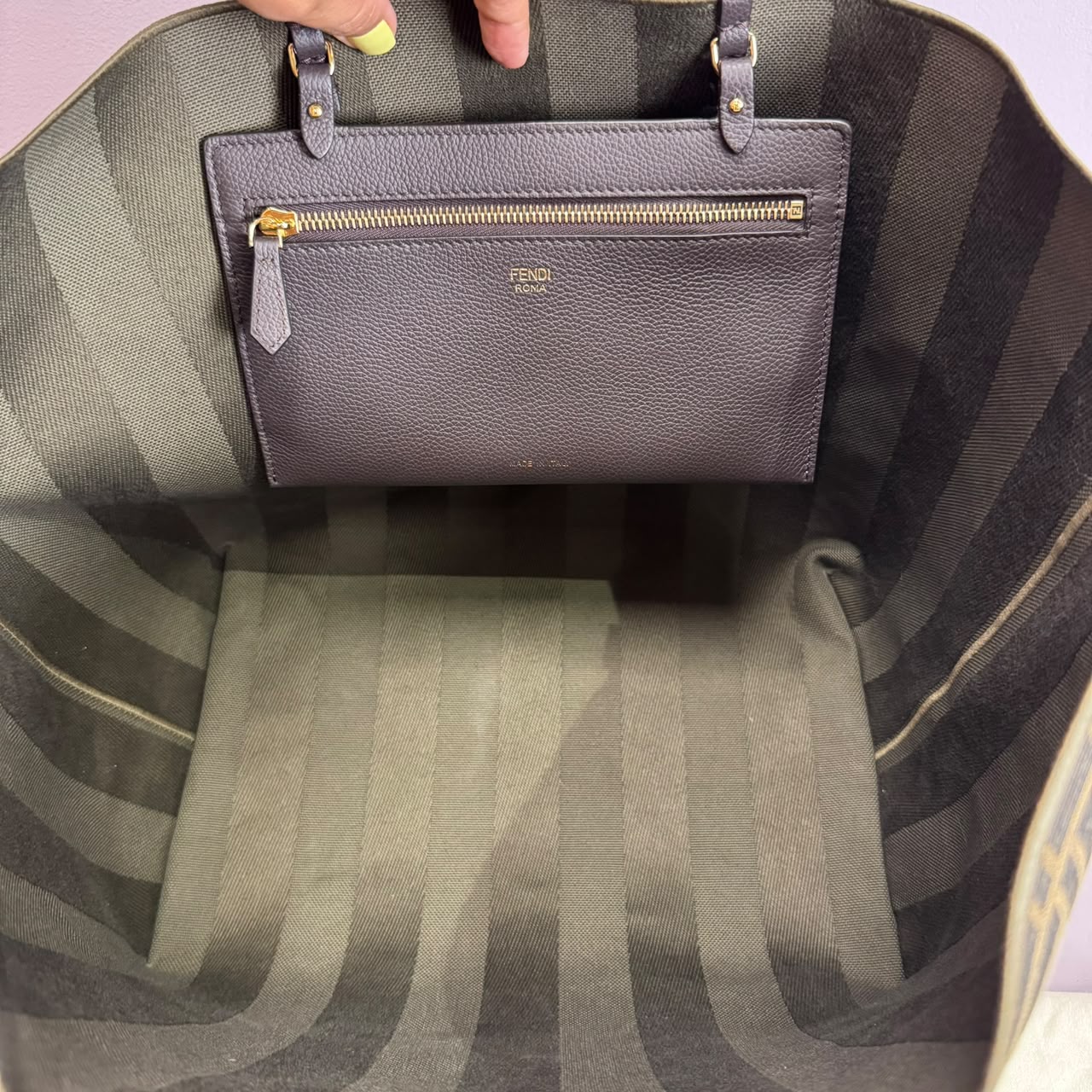 Bolso Roll Tote Large Reversible