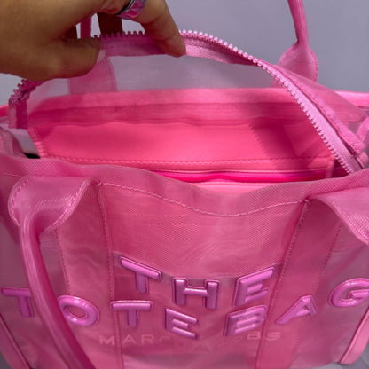 Mesh Pink Tote Bag