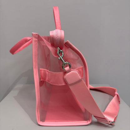 Mesh Pink Tote Bag