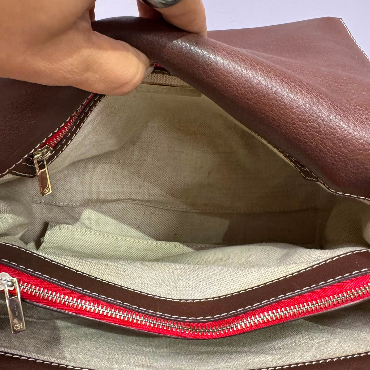 Barret Brown leather monogram