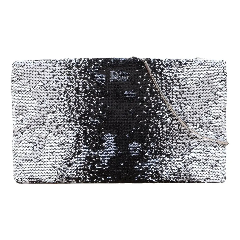 2013 Sequin Black and White Clutch