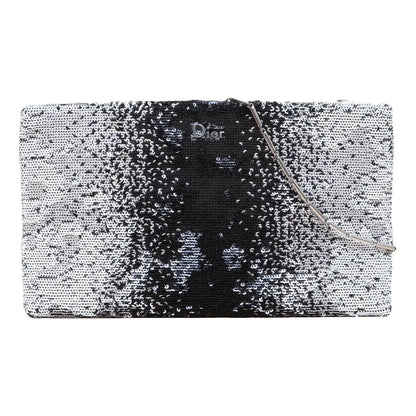 2013 Sequin Black and White Clutch