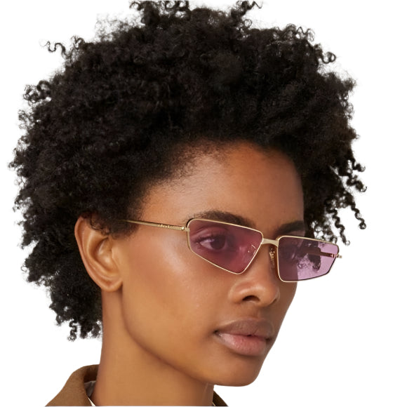 Sunglasses GG0537S verdes con dorado